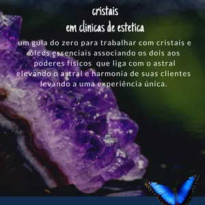 Imagem do curso "Essência Cristalina: Abrace a harmonia e elevação de sua aura com a combinação de óleos essenciais e cristais"