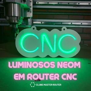 Imagem de capa para o Curso online Luminosos Neon em Router CNC