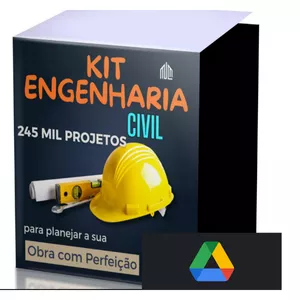 Imagem de capa para o Curso online Kit Engenharia Civil 245 Mil Projetos Prontos Casa Baixa