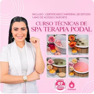 Imagem do curso Curso Completo De Spa,Escalda pés terapia podal jelly spa