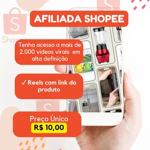 Imagem de capa para o Curso online Vídeos Virais para Afiliados Shopee