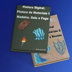 Imagem de capa para o Ebook Pintura Digital - Livros I e II