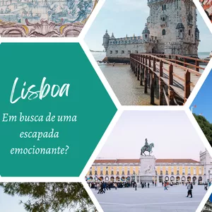 Imagem de capa para o Ebook Descubra Lisboa: Guia Interativo de 3 Dias