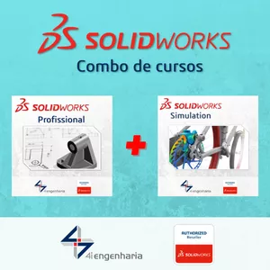 Cursos SOLIDWORKS Profissional e SOLIDWORKS Simulation