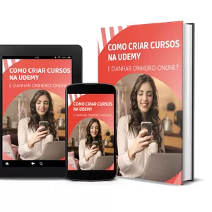 Imagem de capa para o Ebook Como criar cursos na Udemy E GANHAR DINHEIRO ONLINE