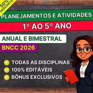 Imagem do curso Planejamentos e Atividades - 1º ao 5º ano - BNCC 2026