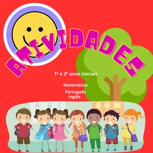 Imagem de capa para o Ebook  6 Atividades escolares do 1º e 2º anos iniciais 