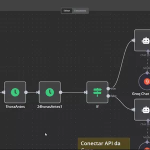 Imagem de capa para o Curso online Lembrete de Reuniões no WhatsApp com IA e N8N