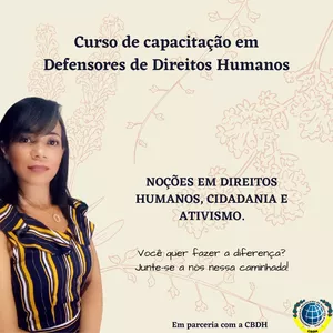 Curso de capacitação em defensores de direitos humanos