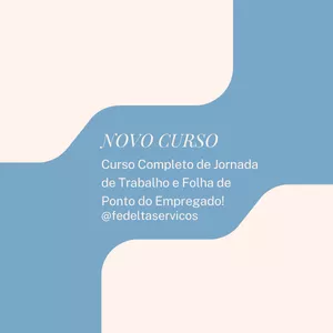 Imagem de capa para o Curso online Curso Completo de Jornada de Trabalho e Folha de Ponto do Empregado