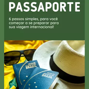Imagem de capa para o Ebook Tire Seu Passaporte - Fácil, em apenas 6 passos!