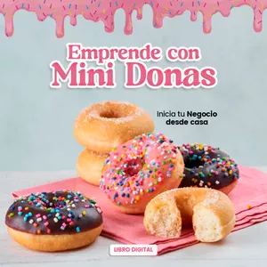 Imagen de portada para Ebook El negocio de las mini donas