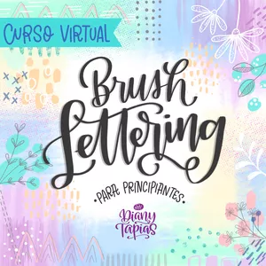 Imagen de portada para Curso online Brush Lettering para Principiantes
