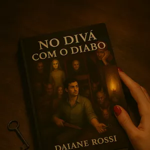 Imagem de capa para o Ebook No divã  com o diabo. 