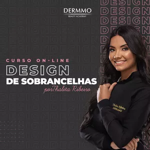 Imagem de capa para o Curso online Design de Sobrancelhas - Dermmo Beauty Academy