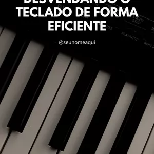 Imagem de capa para o Ebook Desvendando o Teclado de Forma Eficiente