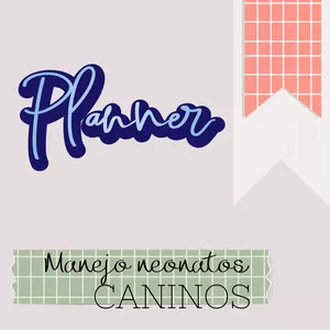 Imagem de capa para o Ebook Planner Manejo de Neonatos Caninos