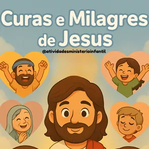 Imagem de capa para o Ebook Curas e Milagres de Jesus 