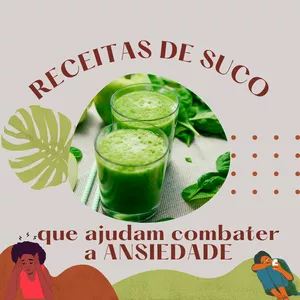 Imagem de capa para o Ebook Receitas de Sucos para Aliviar a Ansiedade