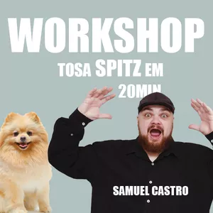 Imagem de capa para o Curso online Workshop de tosa do SPITZ ALEMÃO em 20min com SAMUEL CASTRO