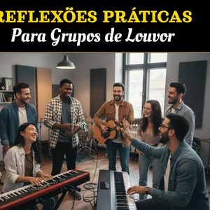 Imagem de capa para o Ebook Reflexões Práticas para Grupos de Louvor - Vol. I
