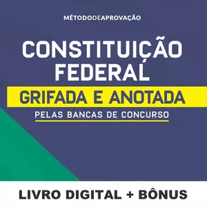 Imagem de capa para o Curso online Livro Digital + Bônus | CF Grifada e Anotada pelas Bancas