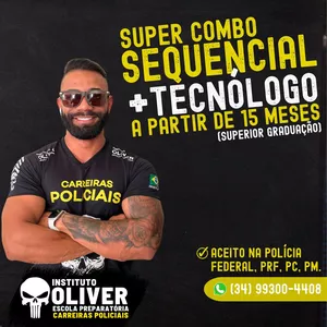 Imagem do curso Combo Superior Sequencial + Curso Superior Tecnólogo 100% EAD - Combo 2 em 1 -  Instituto Óliver 