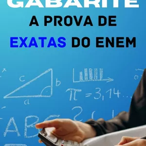Imagem de capa para o Ebook Gabarite a prova de exatas do ENEM