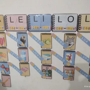 Imagem de capa para o Ebook Recurso para trabalhar a família silábica da Letra L