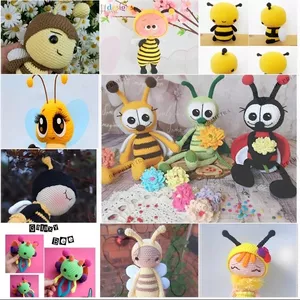 Imagem de capa para o Curso online 10 Receitas Amigurumi Abelhas