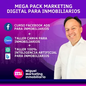 Imagen de portada para Curso online Pack de Cursos de Marketing Digital Inmobiliario