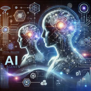 Imagem de capa para o Ebook Agentes de IA - Iniciantes