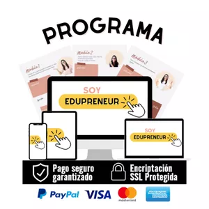 Imagen de portada para Curso online SOY EDUPRENEUR Programa