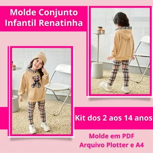 Imagem de capa para o Ebook Molde Conjunto Infantil Renatinha