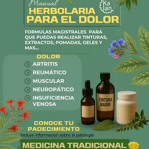 Imagen de portada para Ebook Manual de Herbolaria: Alivio Natural del Dolor
