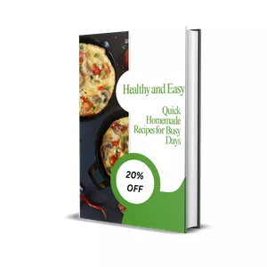 Cover image for Ebook Healthy and Easy: Quick Homemade Recipes for Busy Days