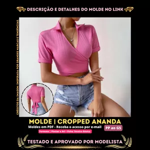 Imagem de capa para o Curso online [Molde em PDF] - Cropped Ananda. ID 2789240