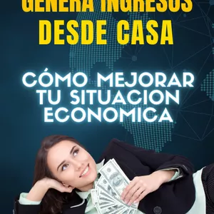 Imagen de portada para Ebook "Genera Ingresos desde Casa: Estrategias Prácticas para Mejorar tu Situación Económica"
