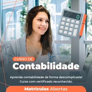 Imagem de capa para o Curso online Contabilidade