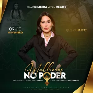 Imagem de capa para o Evento presencial Mulheres no Poder