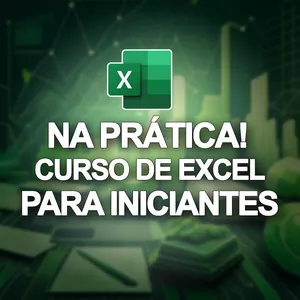 Imagem de capa para o Curso online Na prática! Excel para iniciantes