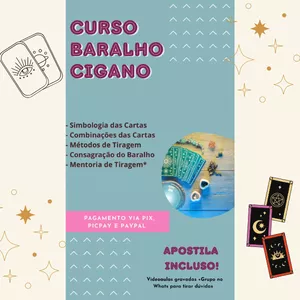 Imagem de BARALHO CIGANO PARA INICIANTES criado por Natalia na hotmart
