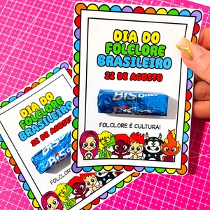 Imagem de capa para o Ebook Cartão lembrancinha Folclore