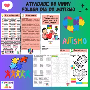 Imagem de capa para o Ebook FOLDER DIA INTERNACIONAL DO AUTISMO