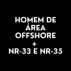 Imagem de capa para o Ebook Homem de Área Offshore + NR-33 e NR-35