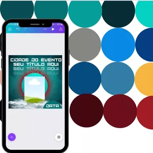 Imagem de capa para o Ebook  Posts de eventos musicais para intagram