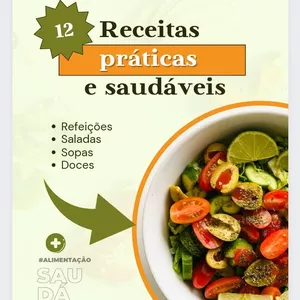 Imagem de capa para o Ebook Mais saúde/ receitas saudáveis