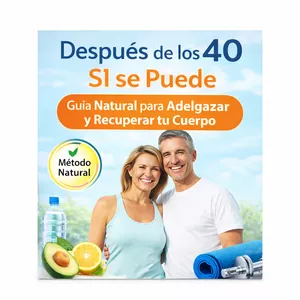 Imagen de portada para Ebook Después de los 40 SÍ se Puede Guía Natural para Adelgazar y Recuperar tu Cuerpo