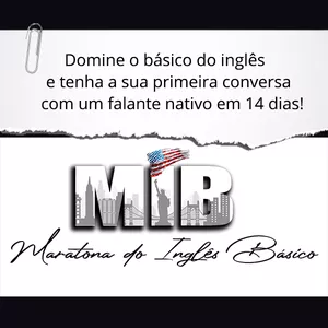 Imagem de capa para o Curso online MIB - Maratona do Inglês Básico