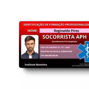 Imagem de capa para o Ebook Carteirinha Oficial de Socorrista APH